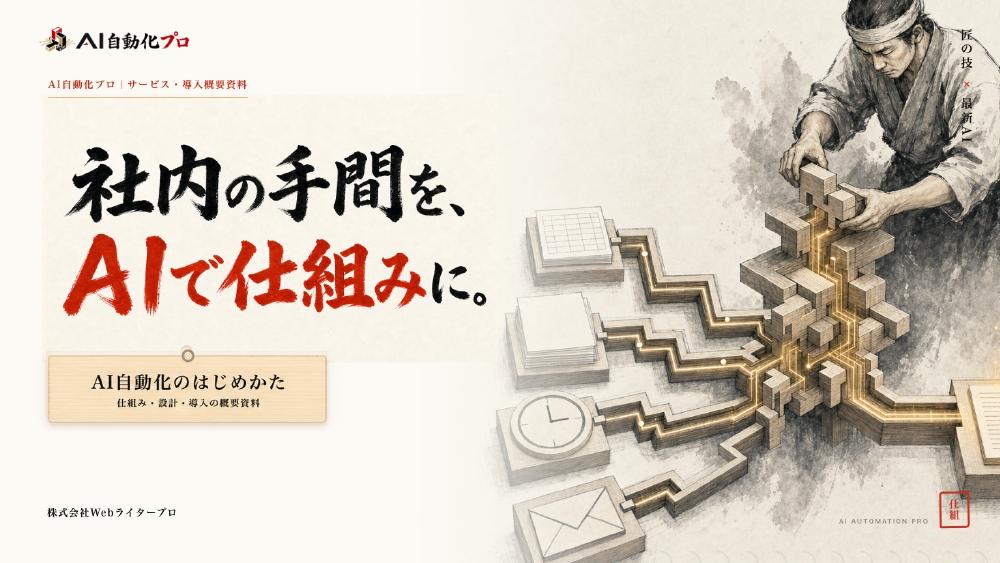 AI自動化プロ サービス概要